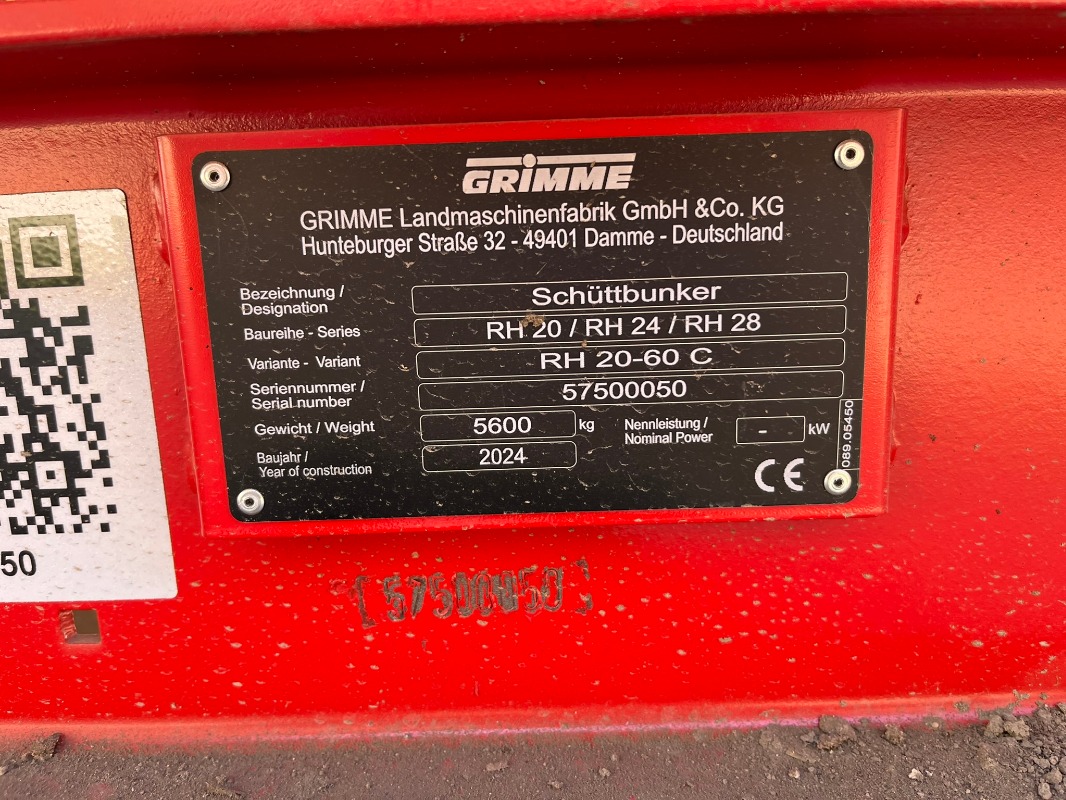 GRIMME RH 20-60 GEN III - detail
