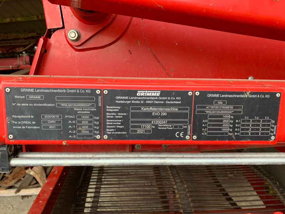 GRIMME EVO 290 Airsep - detail