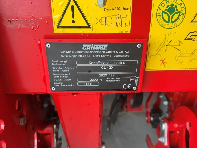 GRIMME GL 420 - detail - Ref. 0104