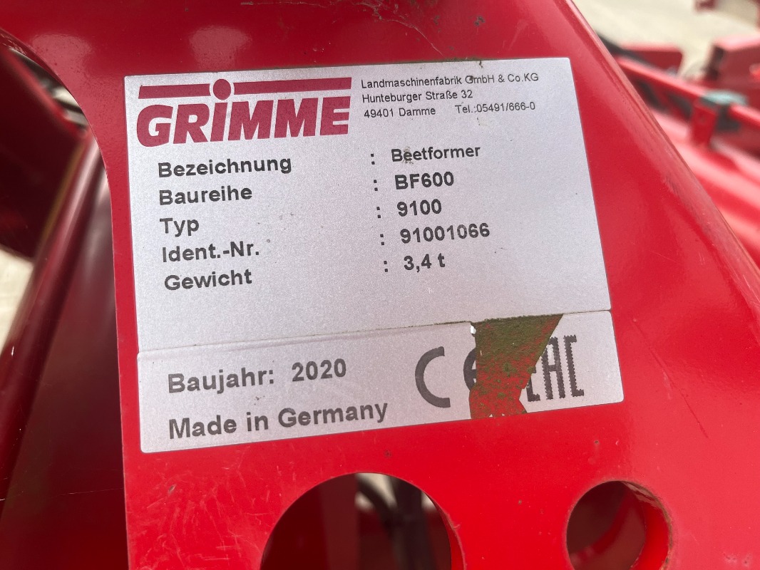 GRIMME Grimme, BF 600, Triple Bed Ridger/Bedformer - detail