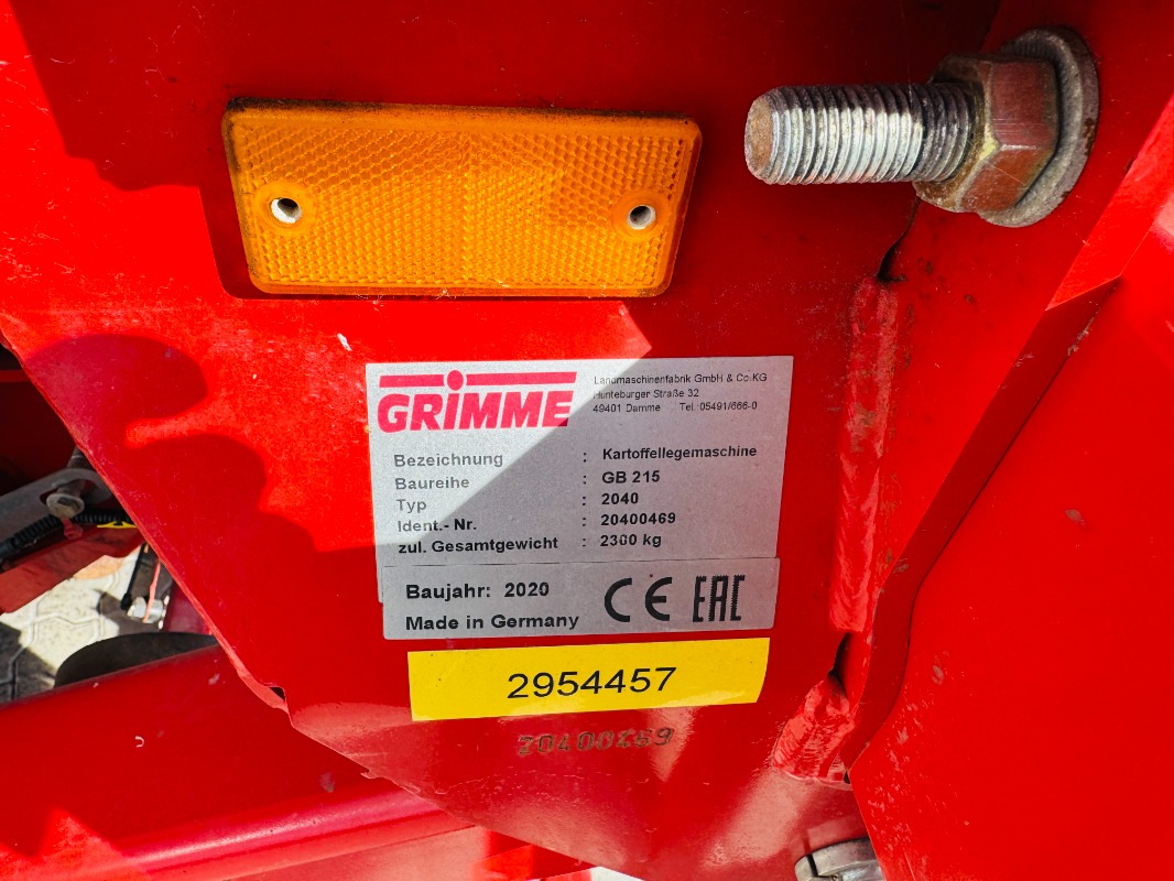GRIMME GB-215 - detail
