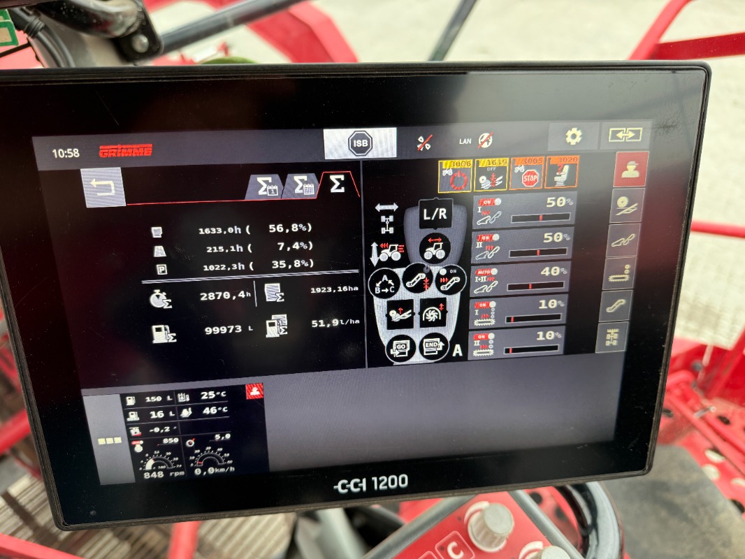 GRIMME VENTOR 4150 ClodSep - detail