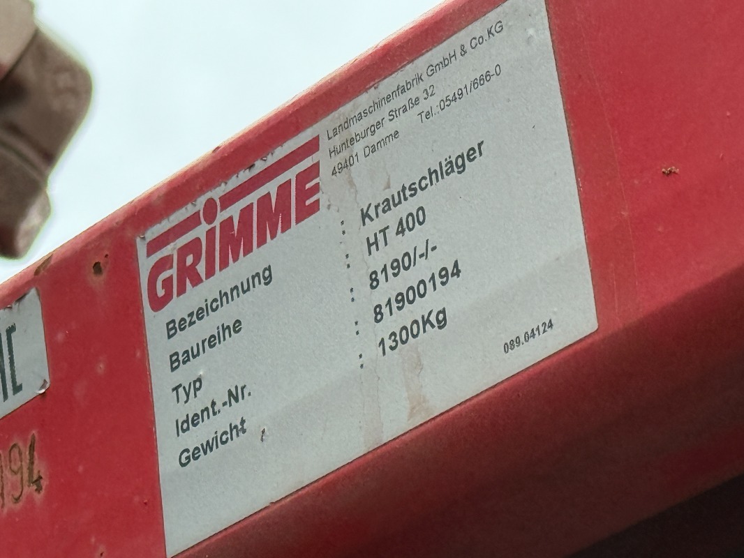 GRIMME VENTOR 4150 ClodSep - detail