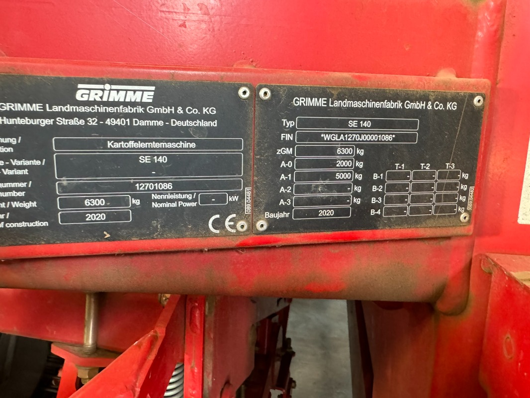 GRIMME SE 140-UB - detail