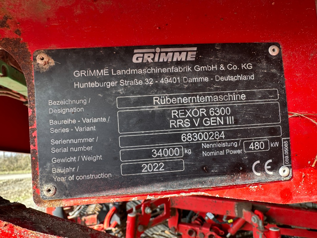 GRIMME REXOR 6300 lll - detail