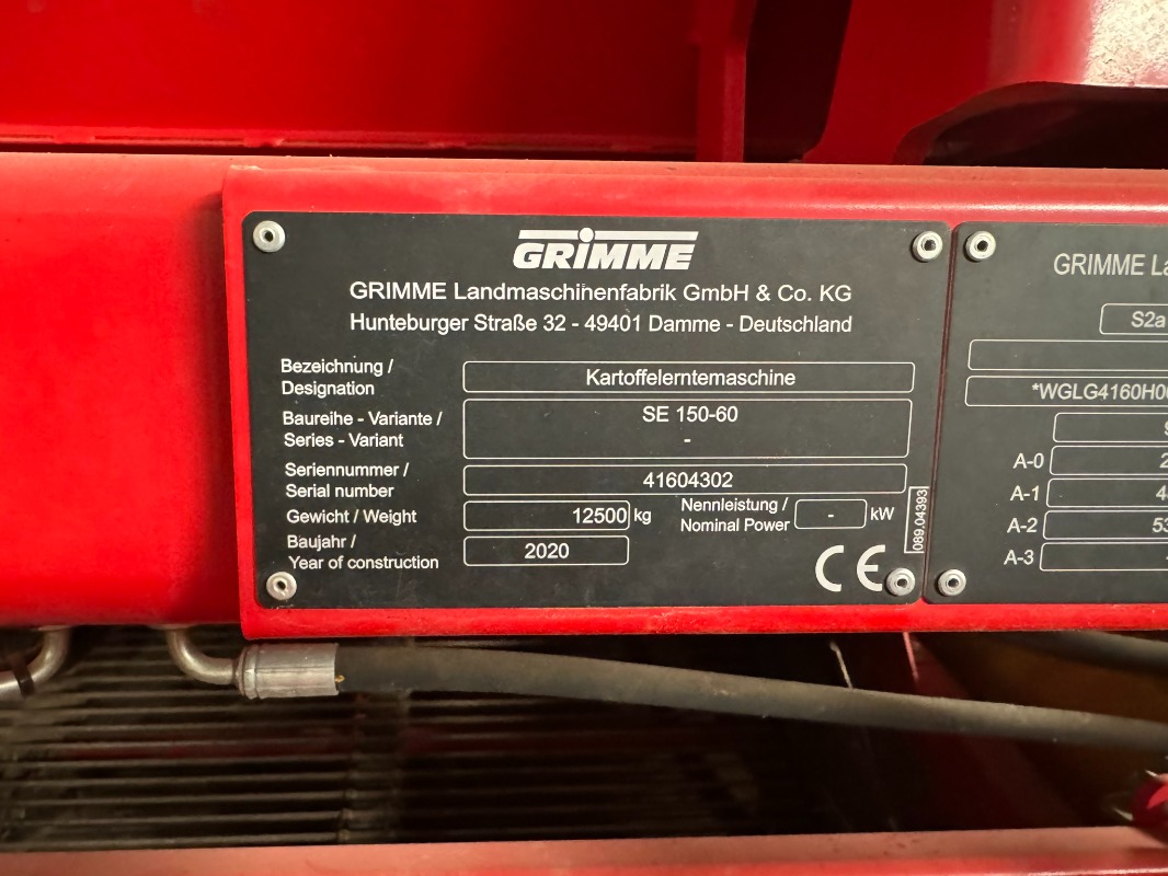 GRIMME SE-150-60-UB XXL - detail