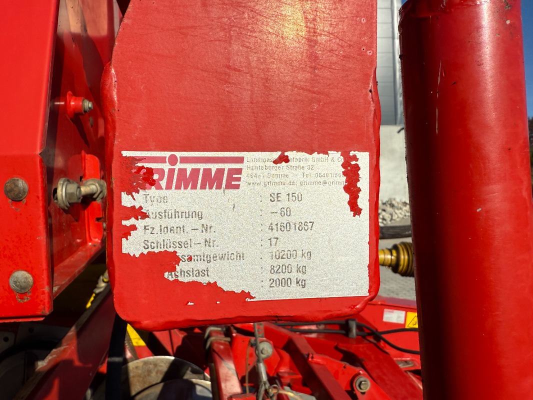 GRIMME SE-150-60-NB - detail