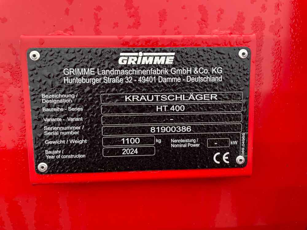 GRIMME VARITRON 470 GEN III RS vario - detail