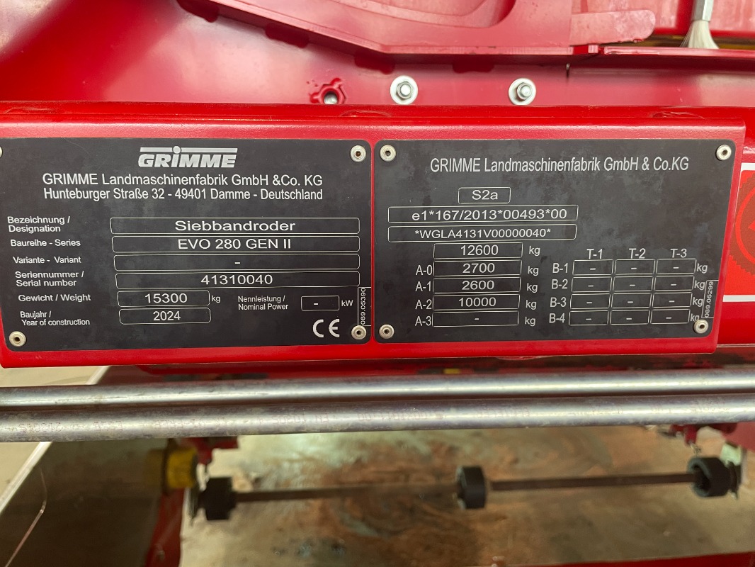 GRIMME EVO 280 CS GEN II - detail - Ref. 320d