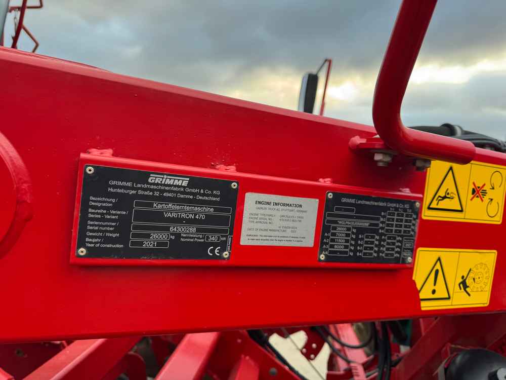 GRIMME VARITRON 470 MS - detail