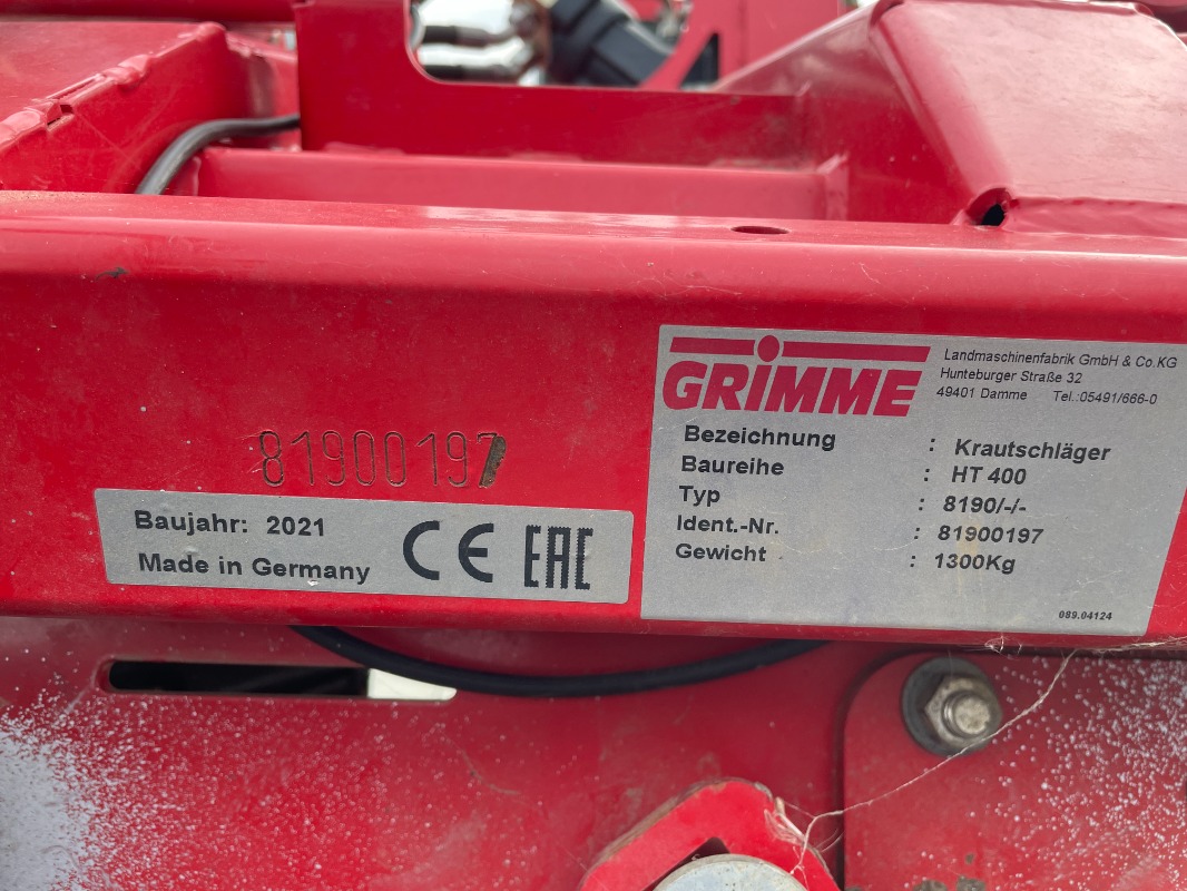 GRIMME VARITRON 470 - detail
