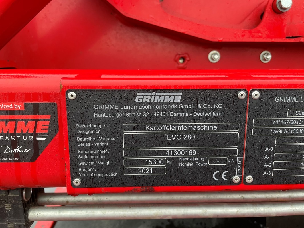GRIMME EVO 280 EasySep - detail