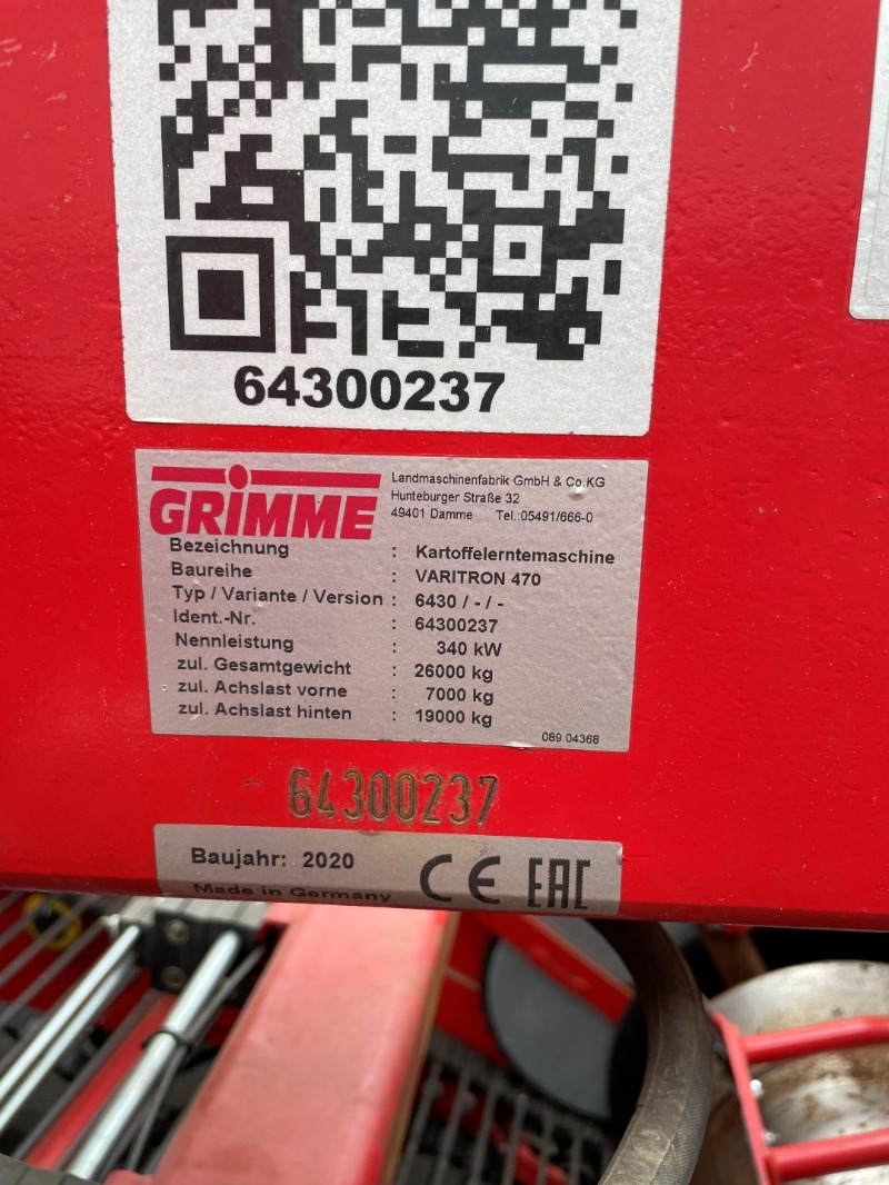 GRIMME VARITRON 470 - detail