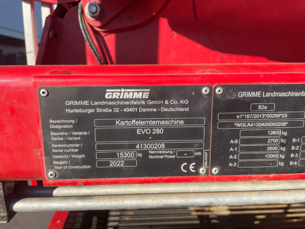 GRIMME EVO 280 ClodSep - detail