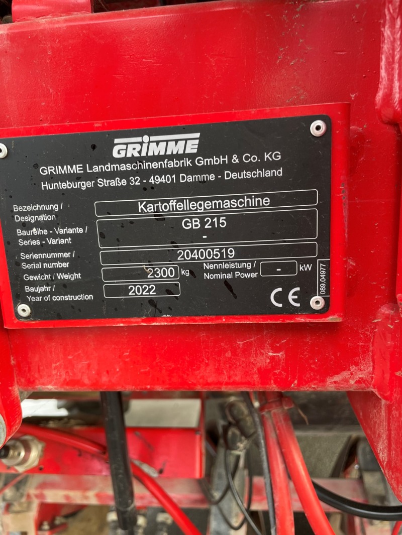 GRIMME GB 215 - detail