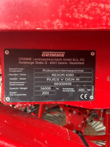 GRIMME REXOR 6300 - detail