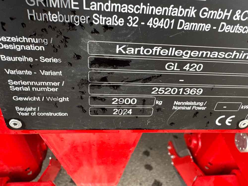 GRIMME GL 420 - detail
