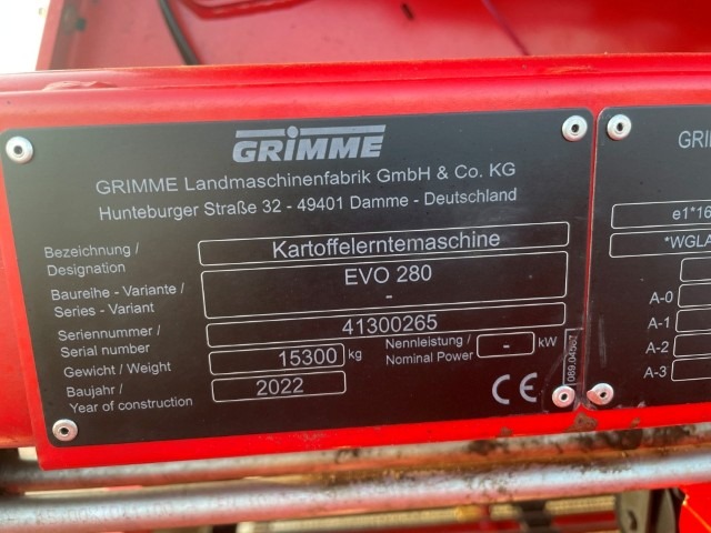 GRIMME EVO 280 ClodSep TA - detail