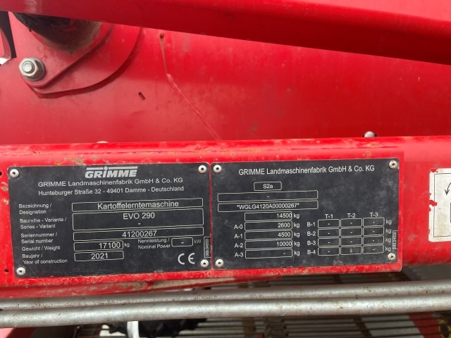 GRIMME EVO 290 EasySep - detail - Ref. 4d15