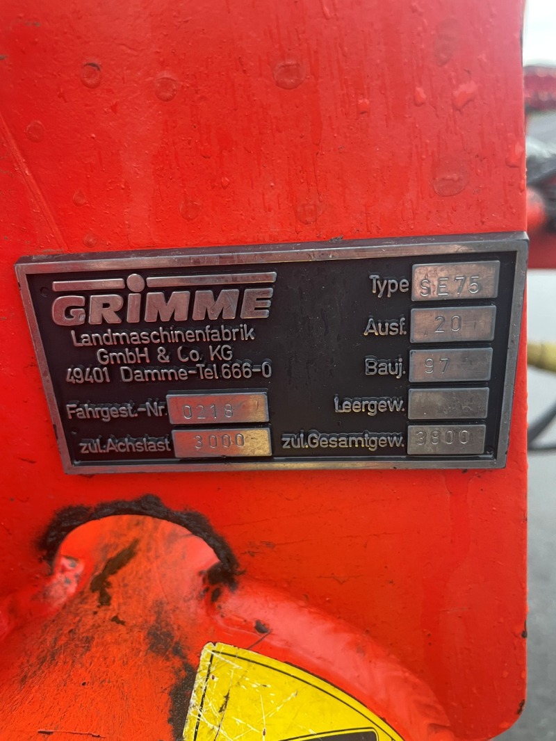GRIMME SE 75-20 UB - detail - Ref. 9081
