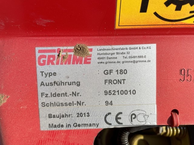 GRIMME GF 180 FRONT - detail - Ref. 433d