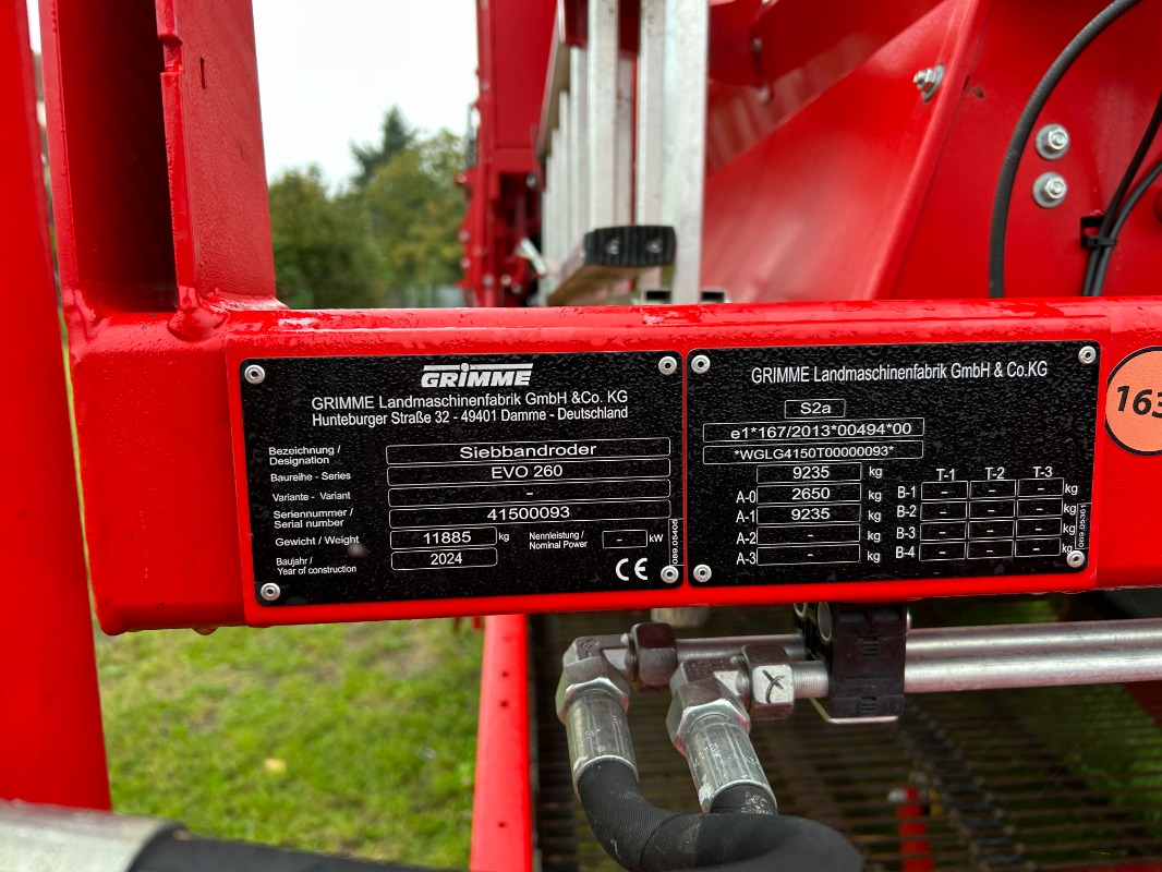 GRIMME EVO 260 - left